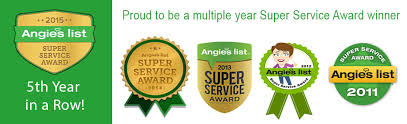 Carpet and Upholstery Angie's List Super Service Award Six years in a row