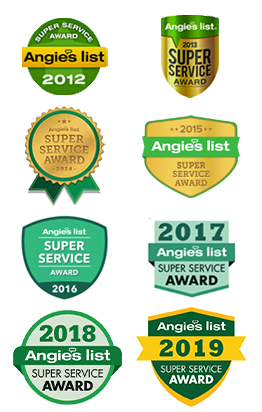 Best of Angie's List Super Service Award 9 nine years Carpet Upholstery Cleaners