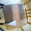 Dirty kitchen chair bottom truck-mount deep steam upholstery cleaning section 2